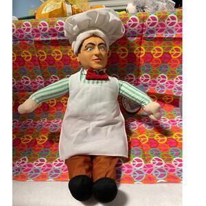 The Three Stooges Chef Moe Plush Stuffed Doll